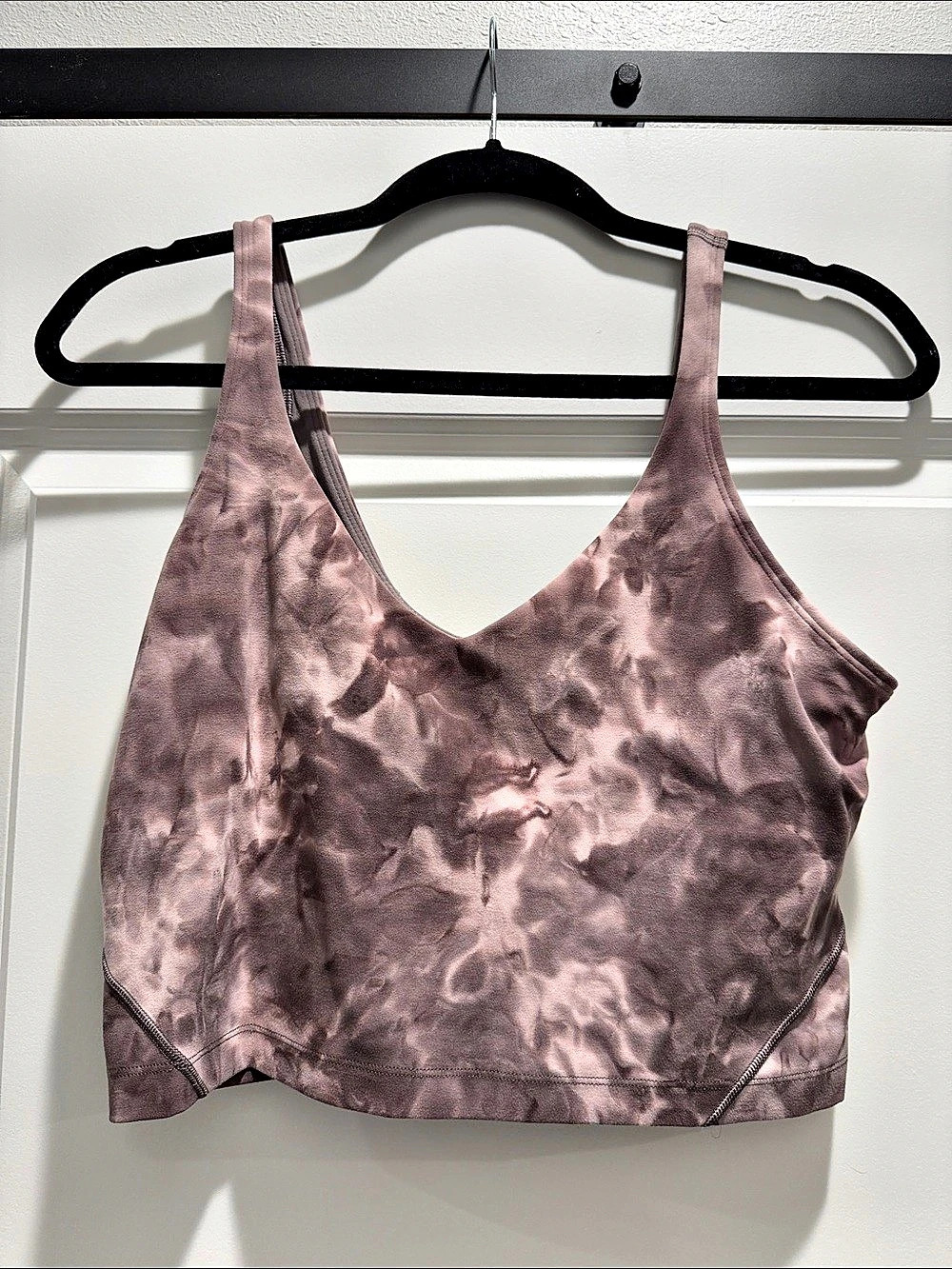 lululemon Align Tank Top Abstract Crop Top in Purple Size 12
